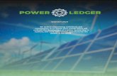 WHITEPAPER - PowerLedger · WHITEPAPER We believe empowering individuals and ... This paper is not directed to, ... it is a reflection of