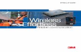 Wireless Effortlessmultimedia.3m.com/mws/media/777232O/dect-com-brochure.pdf?fn=DECT...A Wireless, full duplex intercom system for effortless and reliable communication The 3M Peltor