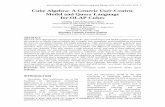 Cube Algebra: A Generic User-Centric Model and Query ...mschneid/Research/papers/... · technique of performing complex analysis ... implementation of OLAP functionality. This system-centric