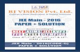 CODE-G).pdf · PAPER + SOLUTION Pioneer in Coaching ... Baroda [211/A Taksh Complex, Vasna Rd], Centres : Karelibaug [201, ... be the point on the parabola, — 8x is at a minimum