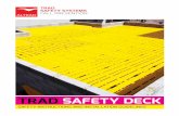 TRAD SAFETY SYSTEMS FALL PREVENTION · TRAD SAFETY SYSTEMS FALL PREVENTION. 2 TRAD Safety Deck ... TABLE OF CONTENTS Information Safety Information Safety Check List Component Defect