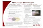Milestone Messenger - Cobb County School District · The 4th Grade Milestone will have 3 item ... In this first edition of the Milestone Messenger, ... Let's go to the top of the