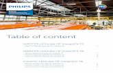 Table of contentimages.philips.com/is/content/...UPD-en_AA-PHIL_170106_Philips_LED… · Table of content MASTER LEDtube HF ... ELXc 136.200 188314 1 ELXc 236.208 2 ELXc 424.379 188116