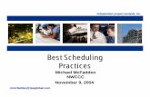 Best Scheduling Practices - NWCCC Scheduling Practices November 9, ... – Data are collected as part of every project interview. ... • IPA’s Project Control Index measures the