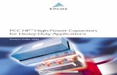 PCCHP TM High-PowerCapacitors for Heavy-Duty … HPTM High-Power Capacitors for Heavy-Duty Applications General Innovative products are con-quering the markets of the future. ... 1500