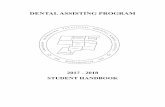 DENTAL ASSISTING PROGRAM - Charles H. McCann … · related to the dental assisting program at McCann Technical School. ... GA 30350 Telephone:1-770-396 ... Documentation of the policy