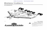 Rotary Cutters - Land Pride826-793C).....50 Driveline CV 1.75 1000 RPM (826-645C ... 4615 Rotary Cutters 331-644P 01/26/18 Table of Contents Part Number Index