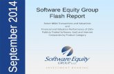 2014 Software Equity Group Flash Report and Financial …sandhill.com/wp-content/files_mf/201409monthlyflashreportsandhill.pdf · 2014 Software Equity Group Flash Report ... Software