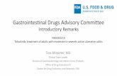 Gastrointestinal Drugs Advisory Committee€¦ · Gastrointestinal Drugs Advisory Committee Introductory Remarks NDA203214 Tofacitinib: treatment of adults with moderate to severely