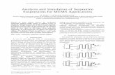 Analysis and Simulation of Serpentine Suspensions for MEMS Applications€¦ ·  · 2016-03-28Analysis and Simulation of Serpentine Suspensions for MEMS Applications . ... Case 3