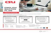 ENGLISH MASTER PLAN - languagecourse.net · CSLI is a Citizenship Immigration Canada Designated Learning Institution | DLI #O19274549462 ... Transcript and Certificate General English