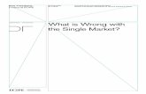 What is Wrong with t he Single Market? - Home - ECIPEecipe.org/app/uploads/2016/02/5Freedoms-012016-paper_fixed_v2.pdf · What is Wrong with t he Single Market? ... though increased
