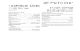 1103A-33TG2 Technical Data Sheet · Basic technical data Number of cylinders ... changes. For full details, contact Perkins Technical Service ... (ft/s) 6,35 (20.8) 6,35 (20.8) 7