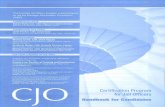 The Certified Jail Officer (CJO) Program - AJA · The Certified Jail Officer (CJO) Program ... 1. No signaling devices, including pagers, cell phones, ... No test materials, ...