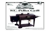 The Holland KC Pellet Grill€¦ ·  · 2018-03-29THE KC Pellet Grill Wood Pellet Fired Grill and Smoker adJusTable air VeNT HeaT daMPers for eXTreMe Cold ... I Do Not operate the
