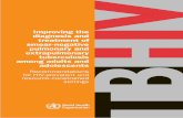 Improving the - who.int · Improving the diagnosis and treatment of smear-negative pulmonary and extrapulmonary tuberculosis among adults and adolescents Recommendations