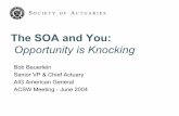 The SOA and You - ACSW Future of SOA.pdf · The SOA and You: Opportunity is Knocking ... An example of some new benefits ... execution as practical. SoA Board of Governors Marketplace