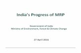 India’s Progress of MRP - Home | Partnership for Market ...€™s Progress of MRP 2 Outline of Presentaon 1. Policy context: Domestic mitigation objectives 1. India’s INDC –