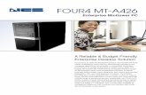 FOUR4 MT-A426 - NCS Technologies, Inc. MT-A426.pdfAdditionally, the FOUR4 MT-A426’s toolless chassis offers simple and direct access to system ... • Chassis Intrusion Detection