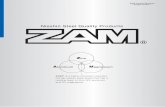 ZAM is a highly corrosion-resistant hot-dip coated steel ... · In terms of corrosion resistance, ZAM ... tables 9 Typical applica-tions 10 Affiliate compani-es' products 11 Precau-tions