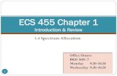 ECS 455 Chapter 1 - Sirindhorn International Institute of ... - 1 - 4...Lower limits on radio use 5 Efficiency of an antenna in radiating radio energy is dependent on its length expressed