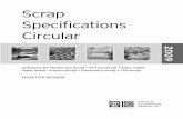 Scrap Specifications Circular - Specifications Circular Guidelines for Nonferrous Scrap â€¢ Ferrous Scrap â€¢ Glass Cullet Paper Stock â€¢ Plastic Scrap â€¢ Electronics