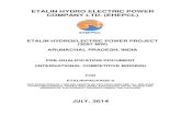 ETALIN HYDROELECTRIC POWER PROJECT (3097 MW…€¦ ·  · 2015-04-21etalin hydroelectric power project (3097 mw) arunachal pradesh, india pre-qualification document (international