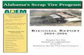 Alabama's Scrap Tire R REPORTEPORT 20042004--20062006 Report for the Alabama Legislature and the Alabama Scrap Tire Commission Alabama's Scrap Tire Program Alabama Department of Environmental