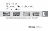 Scrap Specifications Circular - GDB International Specifications Circular Guidelines for Nonferrous Scrap • Ferrous Scrap • Glass Cullet Paper Stock • Plastic Scrap • Electronics