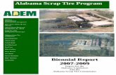 Alabama Scrap Tire   Alabama Scrap Tire Environmental Quality Act established a mechanism for the cleanup of scrap tire stockpiles and for the collection, transporting, ...