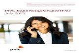 PwC ReportingPerspectives July 2015 · PwC ReportingPerspectives July 2015 Contents CSR: An accounting perspective p4/ICDS: Are these meeting the intended objective? p6/Board evaluation: