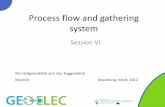 Process flow and gathering system - Geoelec · Process flow and gathering system ... Condenser T cw Cooling system Steam separator LP Steam separator Two phase flow. Svartsengi –