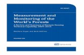Measurement and Monitoring of the World’s Forests and Monitoring of the World’s Forests A Review and Summary of Remote Sensing Technical Capability, 2009–2015 Matthew ... Preface