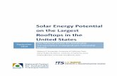 Solar Energy Potential on the Largest Rooftops in the ... · Solar Energy Potential on the Largest ... Solar Energy Potential on the Largest Rooftops in the United States ... 5 Analysis