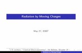 Radiation by Moving Charges - Institut by Moving Charges May 27, 20081 1J.D.Jackson, "Classical Electrodynamics", 3rd Edition, Chapter 14 Radiation by Moving ChargesAuthors: James