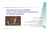 Landslides and Remote Sensing - ADPC Modules/Landslide hazard assessment... · Introduction to landslides ... slope instability studies. ... these maps can also show landslide activity.
