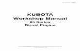 KUBOTA Workshop Manual - MARINE DIESEL BASICS · KUBOTA Workshop Manual 05 Series Diesel Engine ... the muffler and all nozzle holders. Install a compression tester (Code No: 07909-30204)