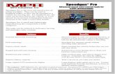 Speedgun Pro - Laser and Radar Measurement Systems Pro Datasheet 140417.pdfenclosed in the radar’s removable handle. Speedgun Pro is small and lightweight, outperforming the competition