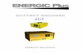 BATTERY CHARGER RX - Energic Plus · Battery Charger RX User's Manual GENERAL 1. Introduction This manual contains instructions and suggestions for the users of Energic plus RX battery