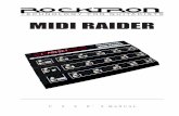 U s e r ’ s M a n U a l - Rocktron - Technology for Guitarists ... The rocktron MIDI raider is a powerful onstage tool for the serious professional guitarist. a stand-alone foot