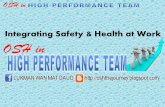 Integrating Safety & Health at Work OSH insehat.perkeso.gov.my/panelclinichtml/pdf_aps2015/aps1.pdf · OSHA 1994 Act 514 AKKP 1994 Sect. 15 Employer Responsibility Sect. 16 Safety