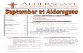 In this issue: Sunday, September 3 ~ reation Sunday · # 582 The GatePost - The Monthly Newsletter of Aldersgate UM September 1, 2017 Sunday, September 3 ~ reation Sunday ... Friday,