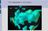 The vacuum is not empty - The University of Arizona ...rafelski/PS/0903EcolPolColl.pdfQuantum Mechanics radiation fluctuations in vacuum needed to induce radiative atomic transitions.