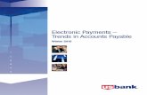 Electronic Payments – Trends in Accounts Payable · Electronic Payments – Trends in Accounts Payable Winter 20 10. I D C I Today’s Accounts Payable (AP) departments with their