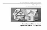 Instruction and Assembly Guides - Corona Concepts · Corona Concepts presents The Orchid All Wood Dollhouse Instruction and Assembly Guides
