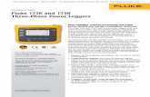 Fluke 1736 and 1738 Three-Phase Power Loggers · measurement uncertainty. Access and share data remotely with ... 2 Fluke Corporation Fluke 1736 and 1738 Three-Phase Power Loggers.