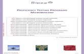 PROFICIENCY TESTING PROGRAMS MICROBIOLOGY … · 50 –WATERS: MICROBIOLOGICAL ANALYSES LEGIONELLA •Proficiency testing scheme created in 2004 •20 registered laboratories from