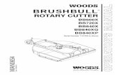 BRUSHBULL NUAL - Woods Equipment Company · BRUSHBULL NUAL ROTARY CUTTER (Rev. 10/24/2014) TM BB600X ... tools and equipment to handle all your needs. ... front tractor wheels could