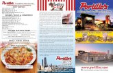 Portillo’s menu has also expanded since 1963. ... - Sm / Lg Choose your sauce, meat or marinara: Our sauces are prepared fresh daily using secret ... (800 Cal ...