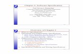 Chapter 5: Software Specificationengr.uconn.edu/~steve/Cse230/finchapter5p1.pdf · Chapter 5: Software Specification ... Informal: Natural Language, Spec by Visio/PPT, Figures, Tables,